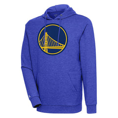 Heather Royal Golden State Warriors Antigua Action Pullover Hoodie sale | NBA