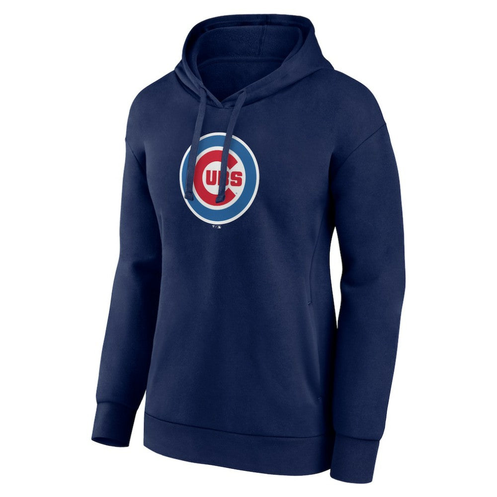 Chicago Cubs Women's Core Logo Pullover Hoodie - MLB Hoodies