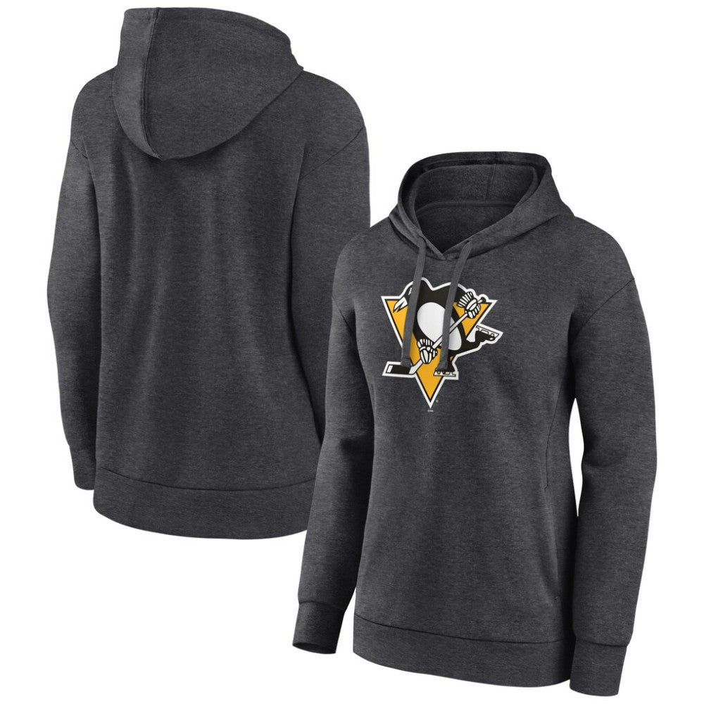 Pittsburgh Penguins Women's Primary Logo Pullover Hoodie -  NHL Hoodies