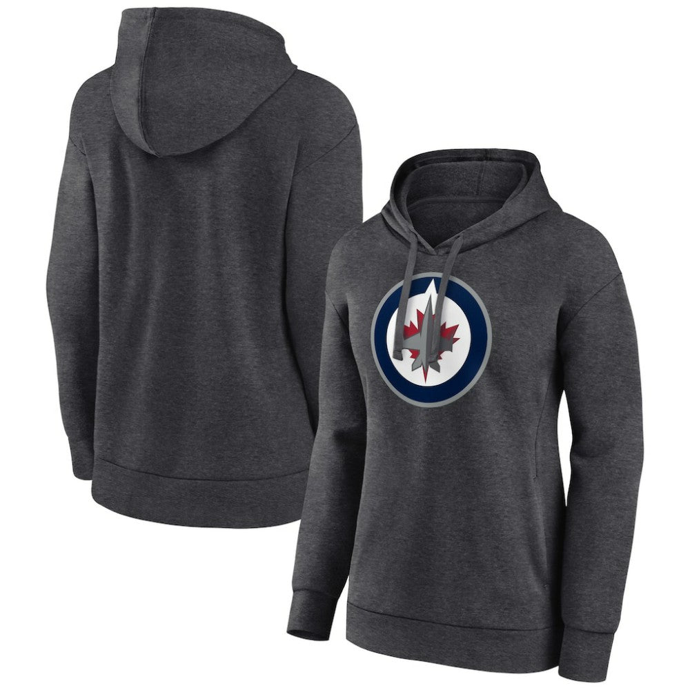 Winnipeg Jets Women's Primary Logo Pullover Hoodie -  NHL Hoodies