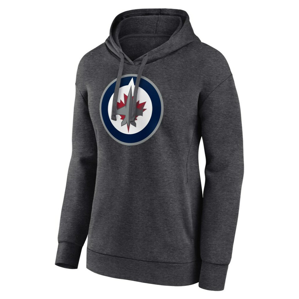 Winnipeg Jets Women's Primary Logo Pullover Hoodie -  NHL Hoodies