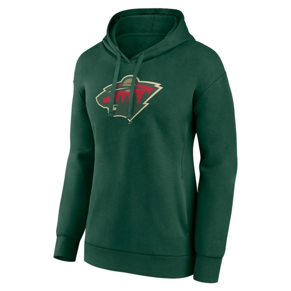 Minnesota Wild Women's Primary Logo Pullover Hoodie -  NHL Hoodies
