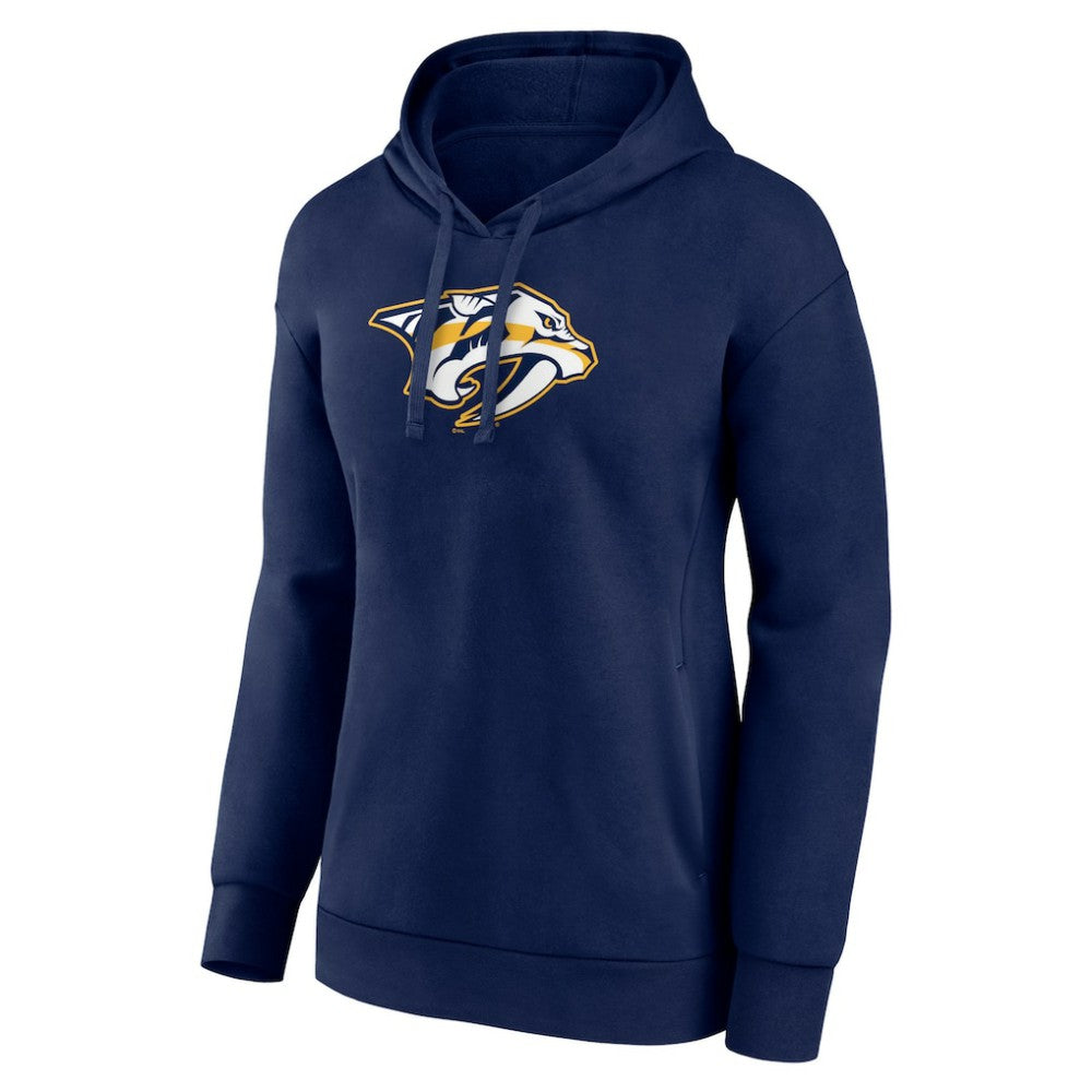 Nashville Predators Women's Primary Logo Pullover Hoodie -  NHL Hoodies
