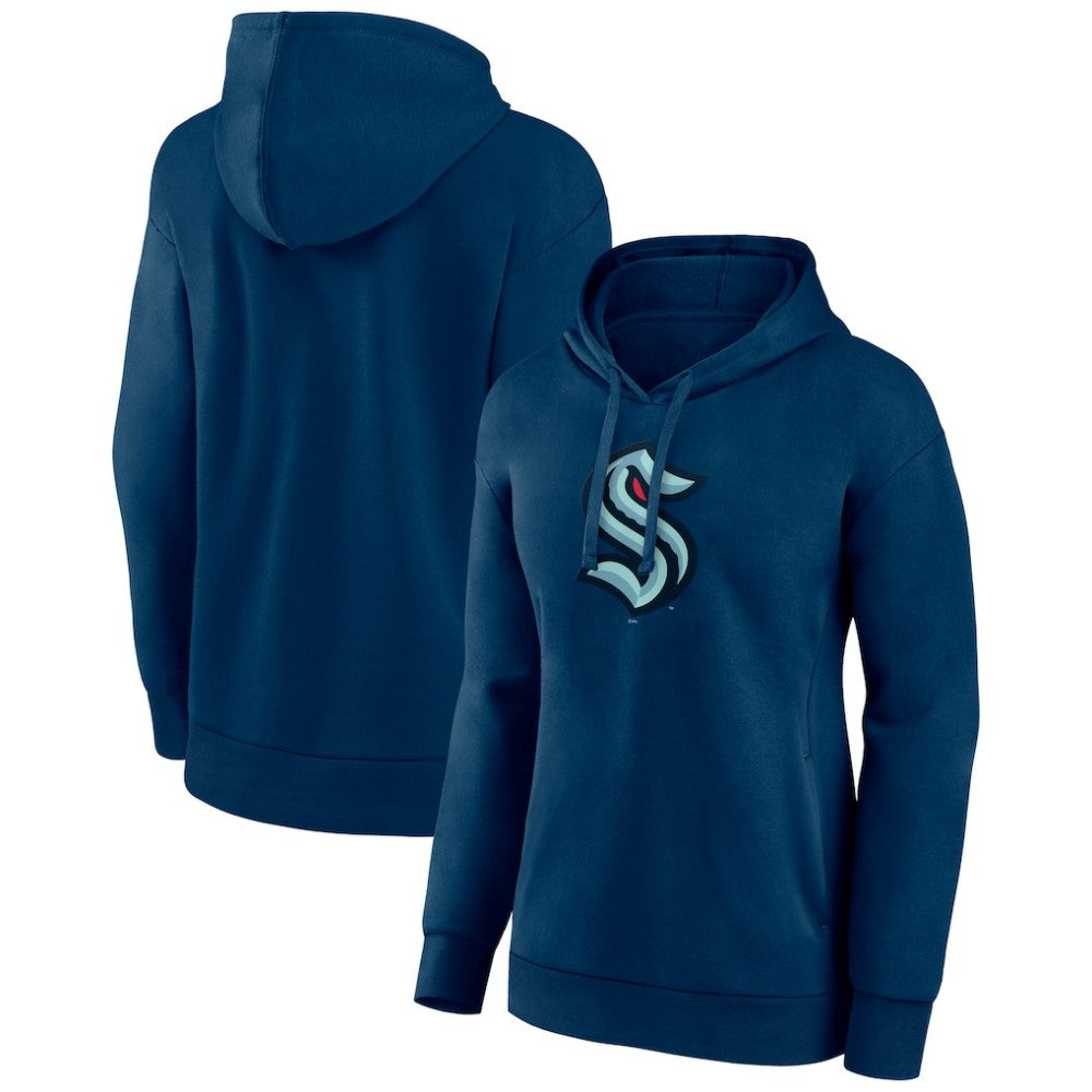 Seattle Kraken Women's Primary Logo Pullover Hoodie -  NHL Hoodies