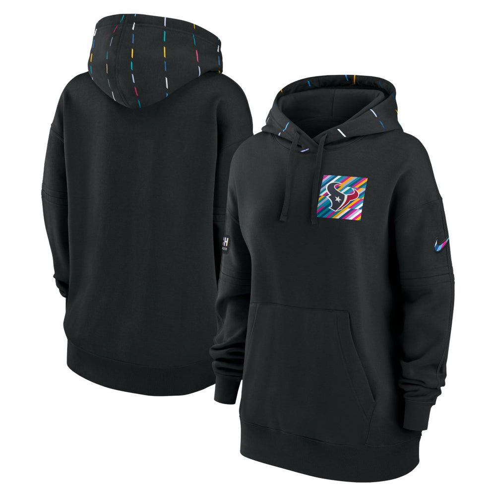 Houston Texans Women's 2023 NFL Crucial Catch Club Pullover Hoodie | NFL Discount