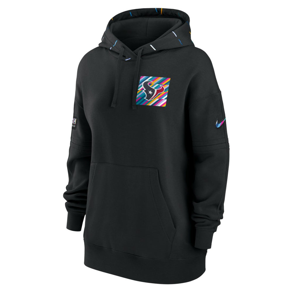 Houston Texans Women's 2023 NFL Crucial Catch Club Pullover Hoodie | NFL Discount