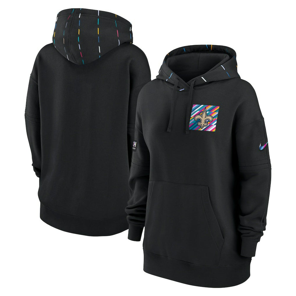 New Orleans Saints Women's 2023 NFL Crucial Catch Club Pullover Hoodie | NFL New