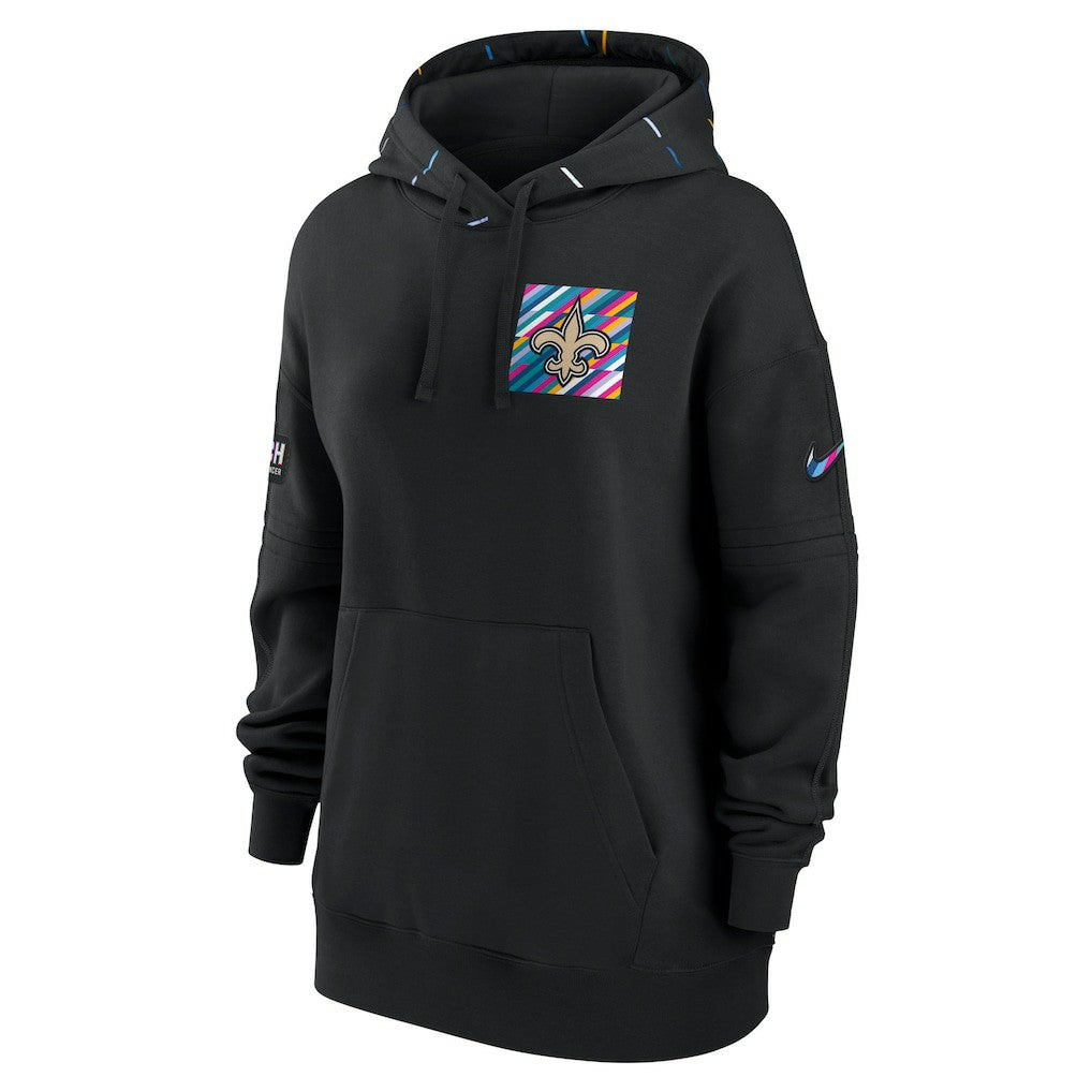 New Orleans Saints Women's 2023 NFL Crucial Catch Club Pullover Hoodie | NFL New