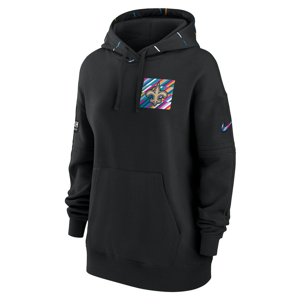 New Orleans Saints Women's 2023 NFL Crucial Catch Club Pullover Hoodie | NFL New