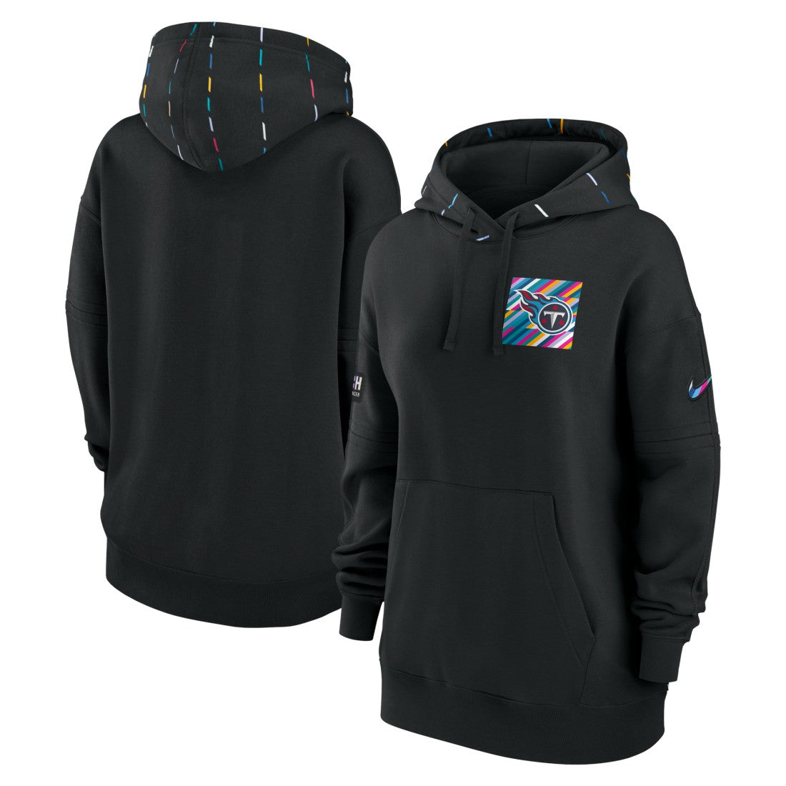 Tennessee Titans Women's 2023 NFL Crucial Catch Club Pullover Hoodie | NFL Hot