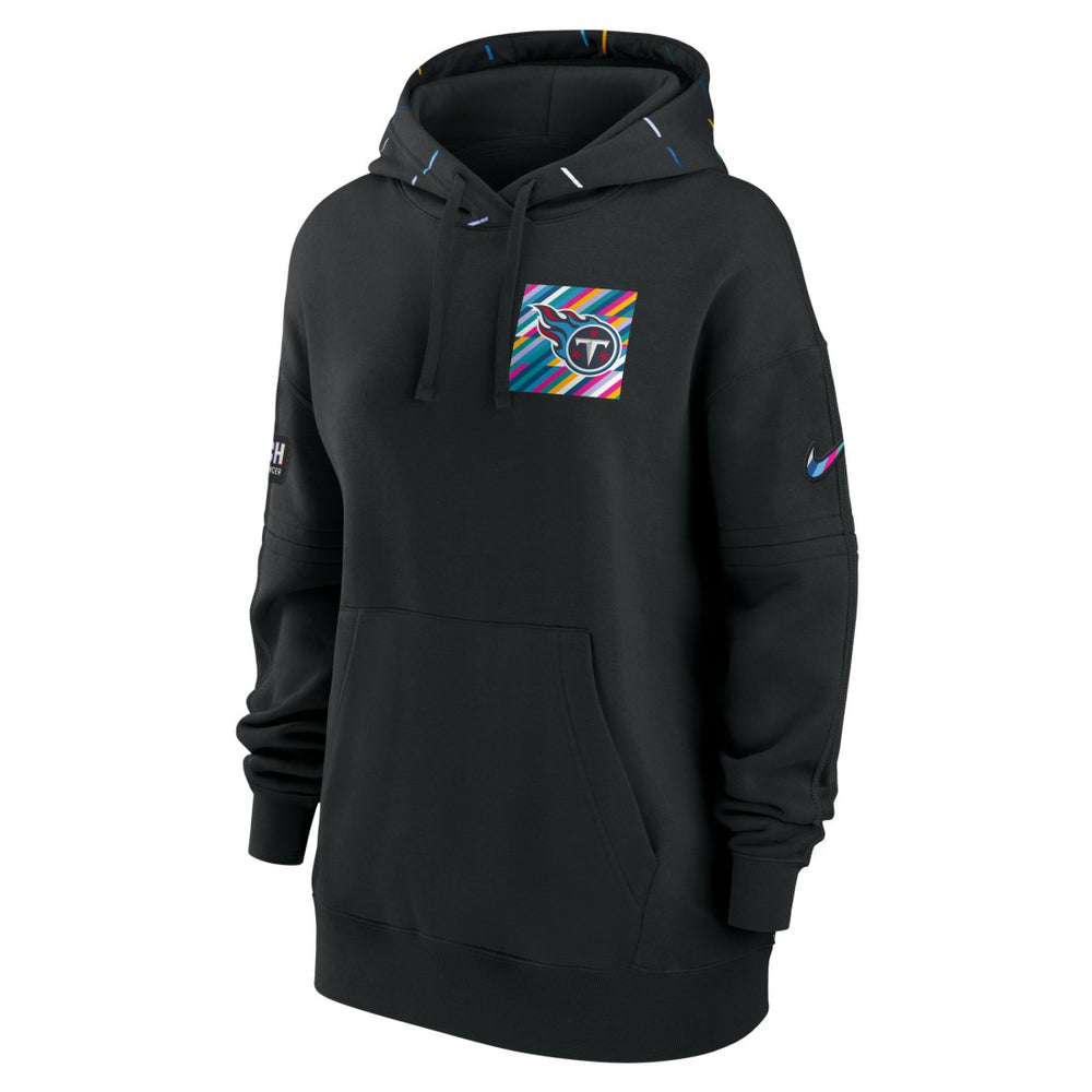 Tennessee Titans Women's 2023 NFL Crucial Catch Club Pullover Hoodie | NFL Hot