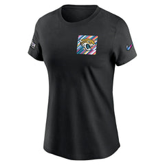 Jacksonville Jaguars Women's Crucial Catch Sideline Tri-Blend T-Shirt | NFL Outlet