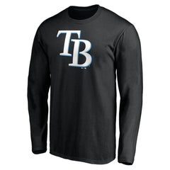 Tampa Bay Rays Official Team Logo Long Sleeve T-Shirt - MLB T-shirts