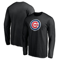 Chicago Cubs Official Team Logo Long Sleeve T-Shirt - MLB T-shirts