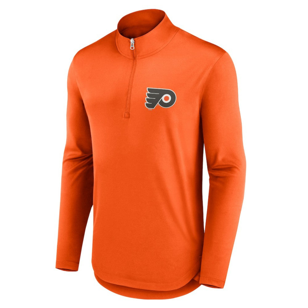Philadelphia Flyers Fanatics Mock Neck Quarter-Zip Top -  NHL