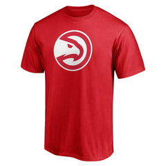 Red Atlanta Hawks Primary Logo Team T-Shirt | NBA
