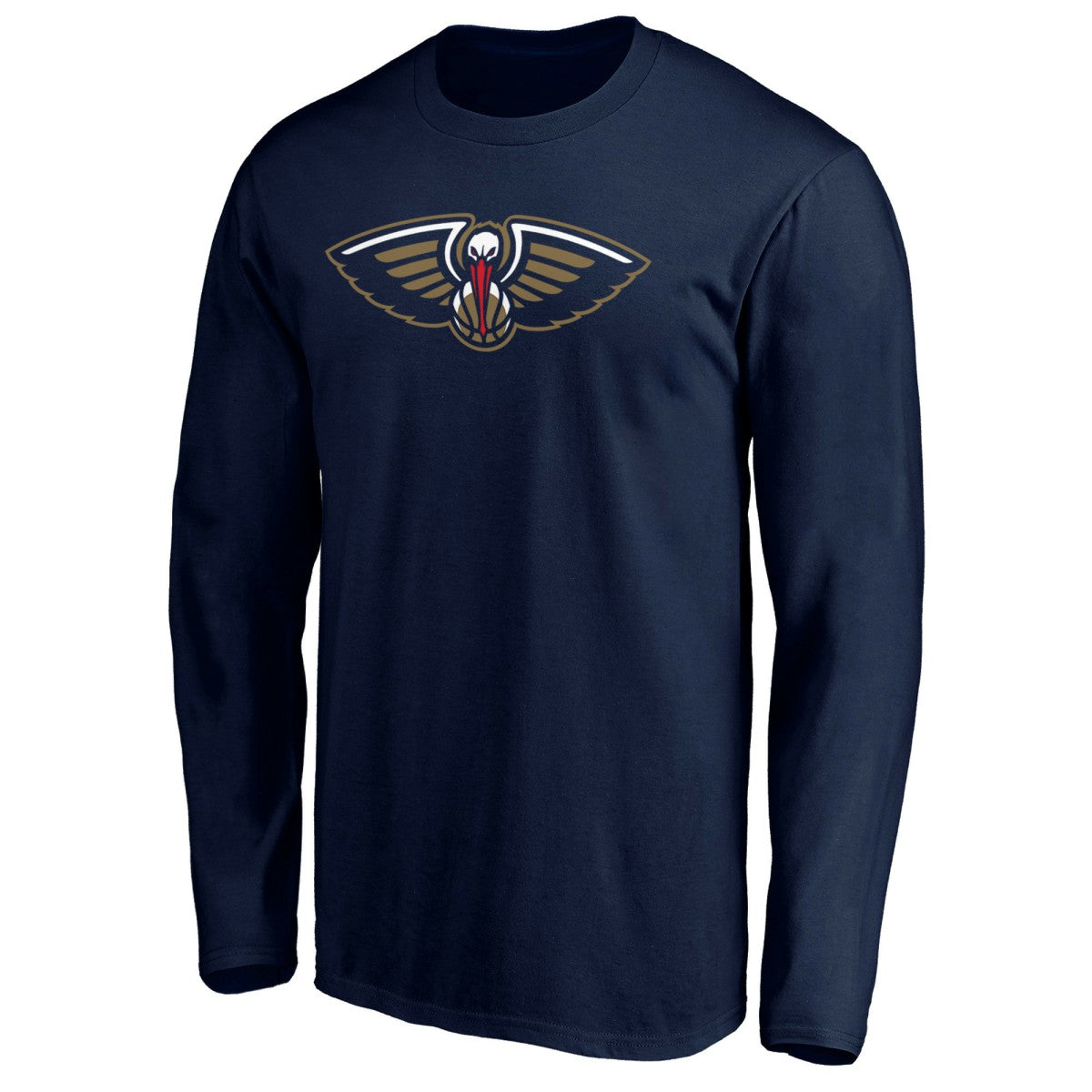Navy New Orleans Pelicans Primary Team Logo Long Sleeve T-Shirt | NBA