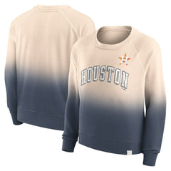 Houston Astros Fanatics Women's Luxe Lounge Arch Raglan Pullover Sweatshirt - MLB Pullover