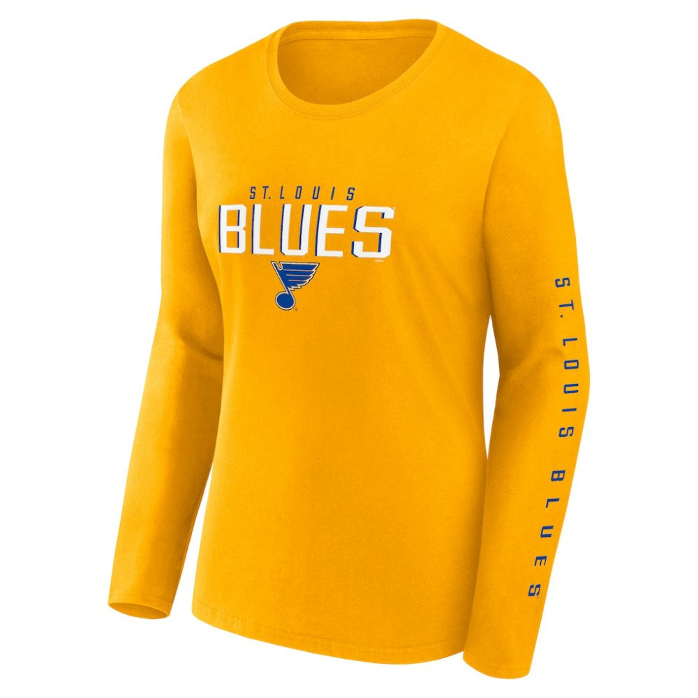St. Louis Blues Fanatics Women's Long and Short Sleeve Two-Pack T-Shirt Set -  NHL T-shirts