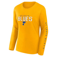 St. Louis Blues Fanatics Women's Long and Short Sleeve Two-Pack T-Shirt Set -  NHL T-shirts