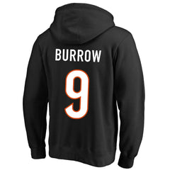 Cincinnati Bengals Joe Burrow  Big & Tall Fleece Name & Number Pullover Hoodie | NFL Hot