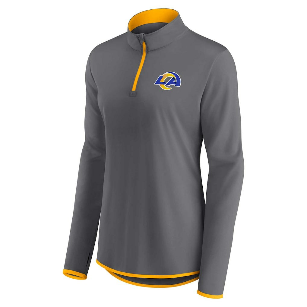 Los Angeles Rams Women's Adult Corner Long Sleeve 1/4 Zip Top | NFL Near me
