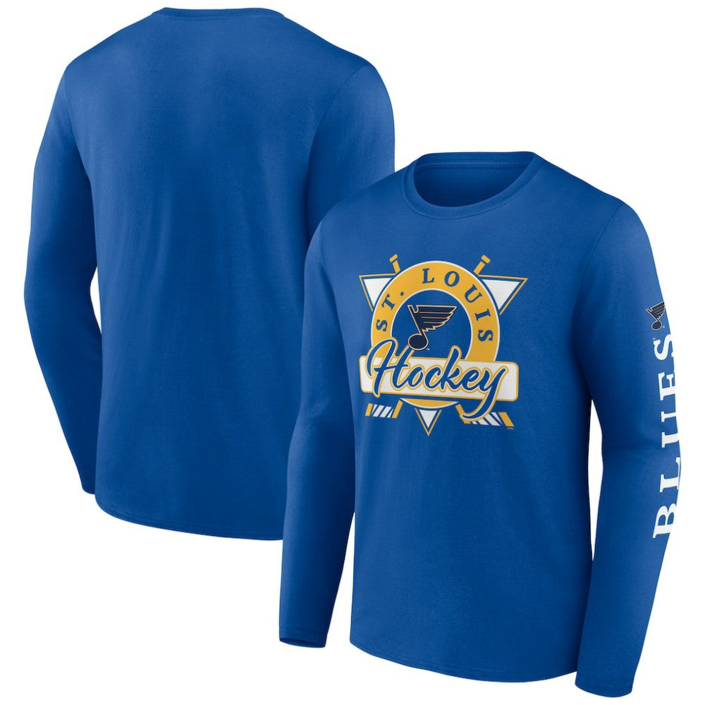 St. Louis Blues Fanatics Rinkside Long Sleeve T-Shirt -  NHL T-shirts