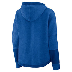 Los Angeles Rams Women's Lightewight Modest Crop Lounge Helmet Arch Pullover Hoodie | NFL Outlet