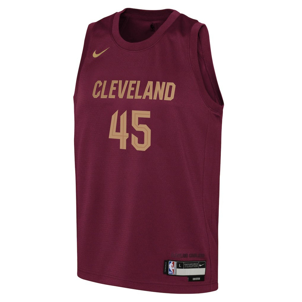 Wine Donovan Mitchell Cleveland Cavaliers Youth Swingman Jersey sale | NBA