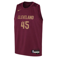 Wine Donovan Mitchell Cleveland Cavaliers Youth Swingman Jersey sale | NBA