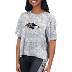 Baltimore Ravens Certo Women's Cropped Turnout T-Shirt | NFL Sale