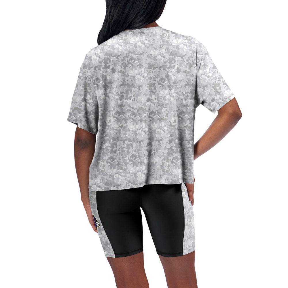 Baltimore Ravens Certo Women's Cropped Turnout T-Shirt | NFL Sale