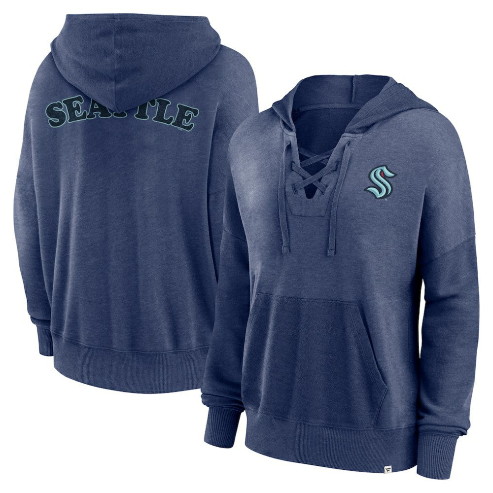 Seattle Kraken Fanatics Women's Breakout Lace-Up Pullover Hoodie -  NHL Hoodies