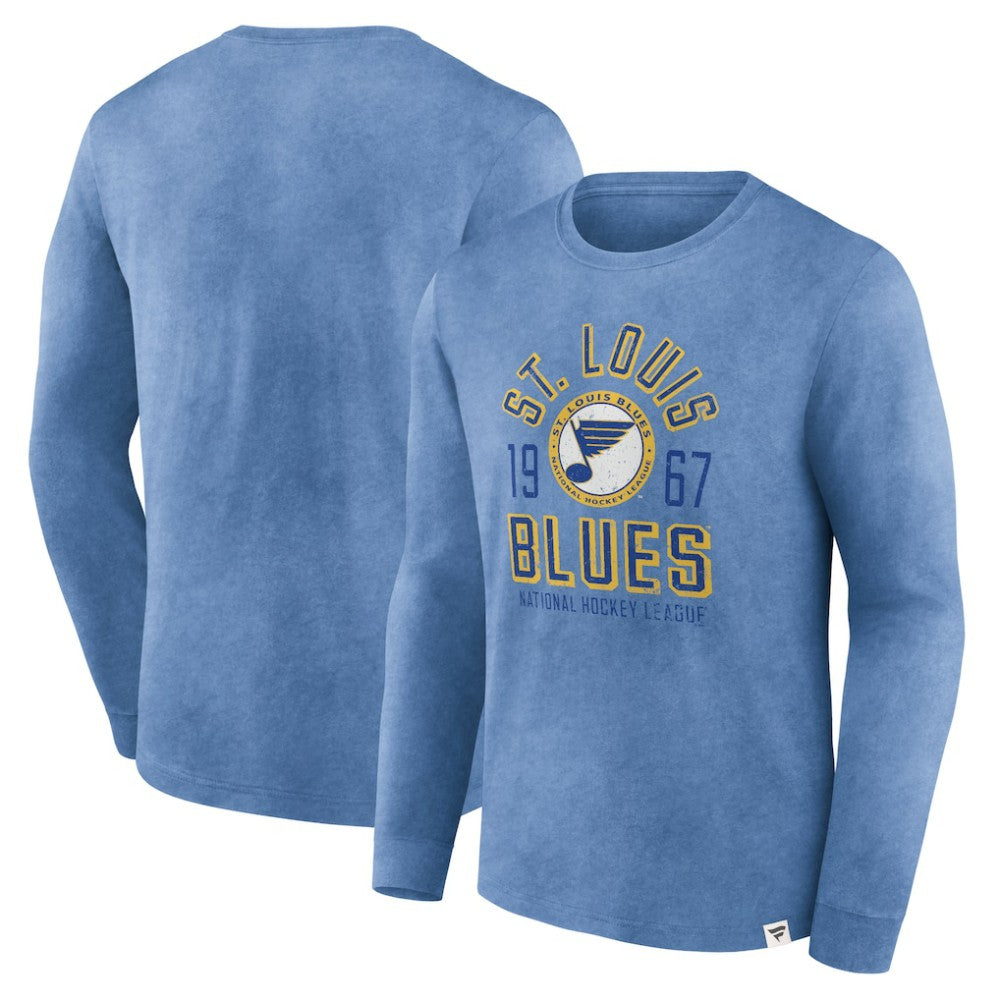 St. Louis Blues Fanatics Keep The Zone Long Sleeve T-Shirt -  NHL T-shirts
