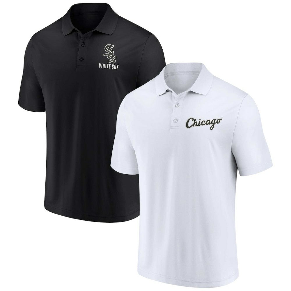Chicago White Sox Fanatics Two-Pack Logo Lockup Polo Set - MLB