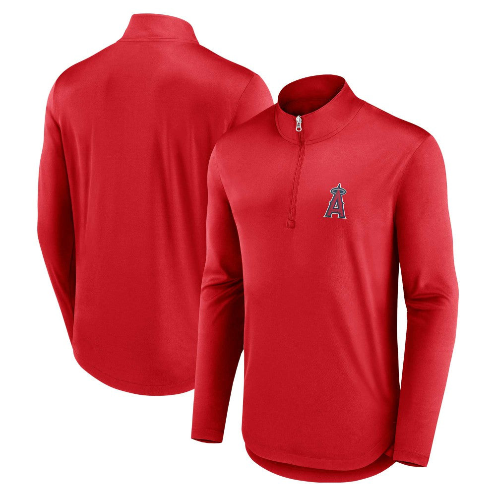 Los Angeles Angels Fanatics Quarterback Quarter-Zip Top - MLB Tops