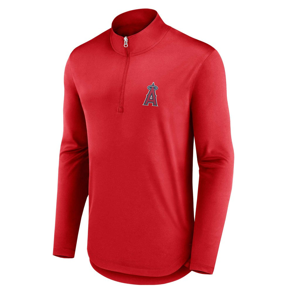 Los Angeles Angels Fanatics Quarterback Quarter-Zip Top - MLB Tops