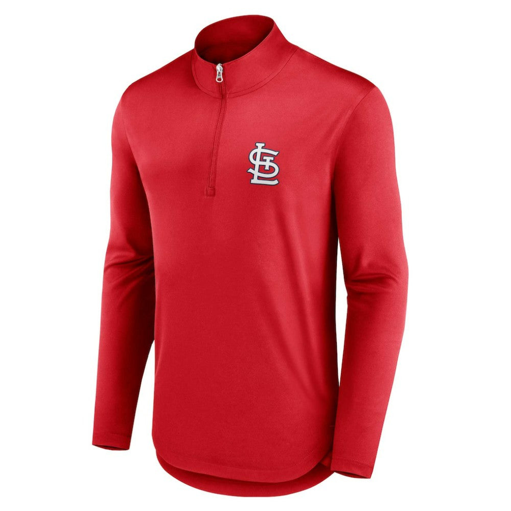 St. Louis Cardinals Fanatics Quarterback Quarter-Zip Top - MLB Tops