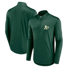 Athletics Fanatics Quarterback Quarter-Zip Top - MLB Tops