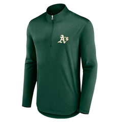 Athletics Fanatics Quarterback Quarter-Zip Top - MLB Tops