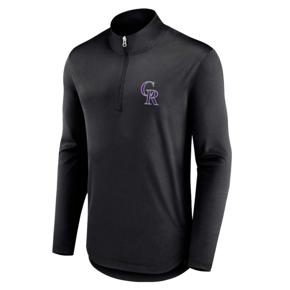 Colorado Rockies Fanatics Quarterback Quarter-Zip Top - MLB Tops