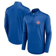Chicago Cubs Fanatics Quarterback Quarter-Zip Top - MLB Tops