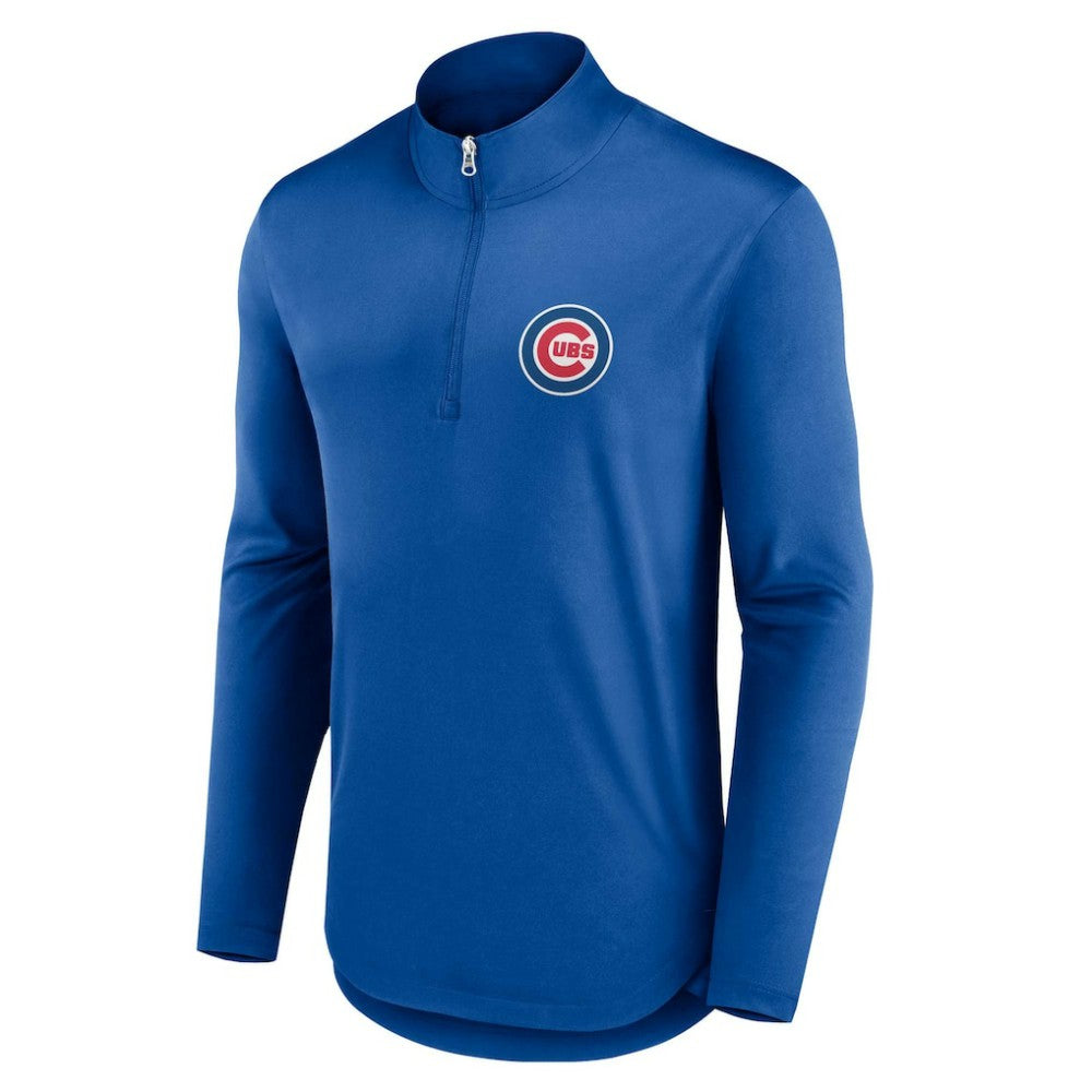 Chicago Cubs Fanatics Quarterback Quarter-Zip Top - MLB Tops