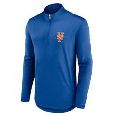 New York Mets Fanatics Quarterback Quarter-Zip Top - MLB Tops