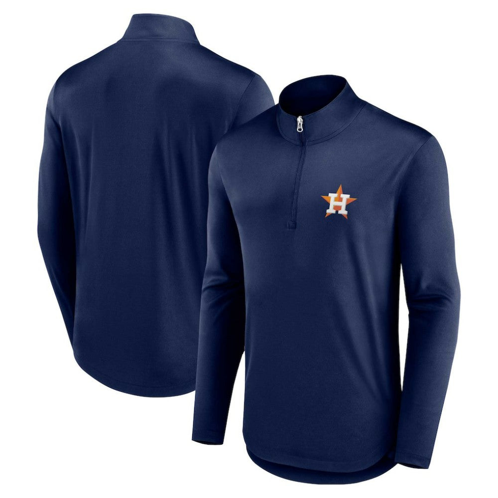 Houston Astros Fanatics Quarterback Quarter-Zip Top - MLB Tops