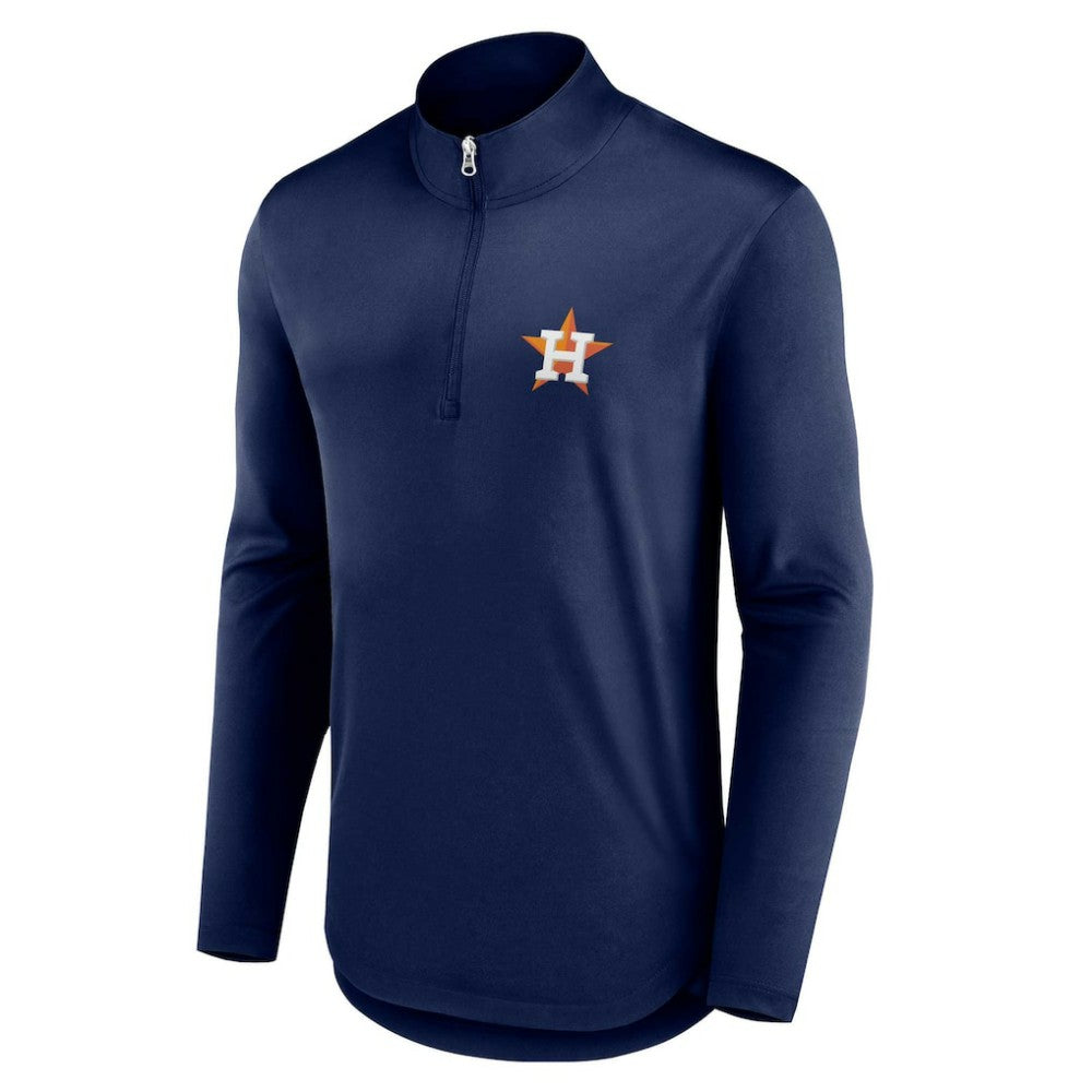 Houston Astros Fanatics Quarterback Quarter-Zip Top - MLB Tops