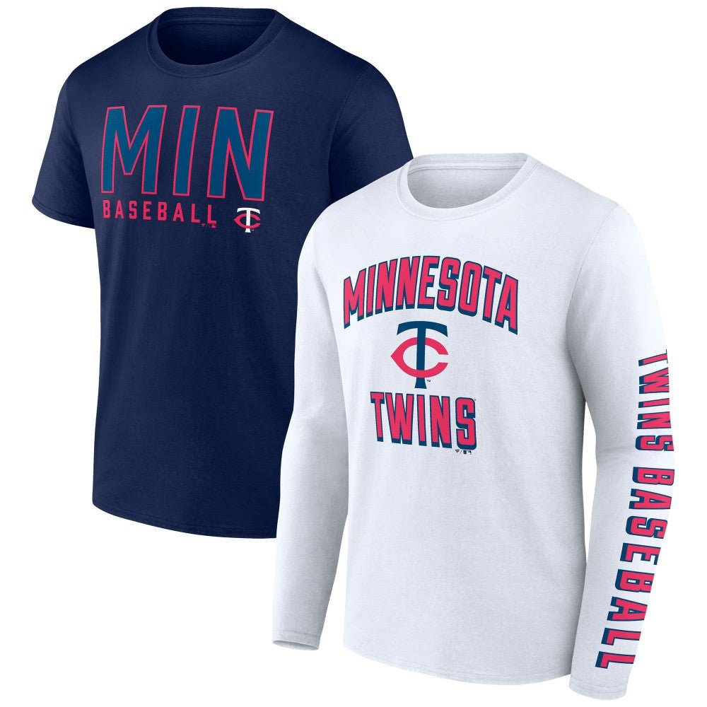 Minnesota Twins Fanatics Two-Pack Combo T-Shirt Set - MLB T-shirts