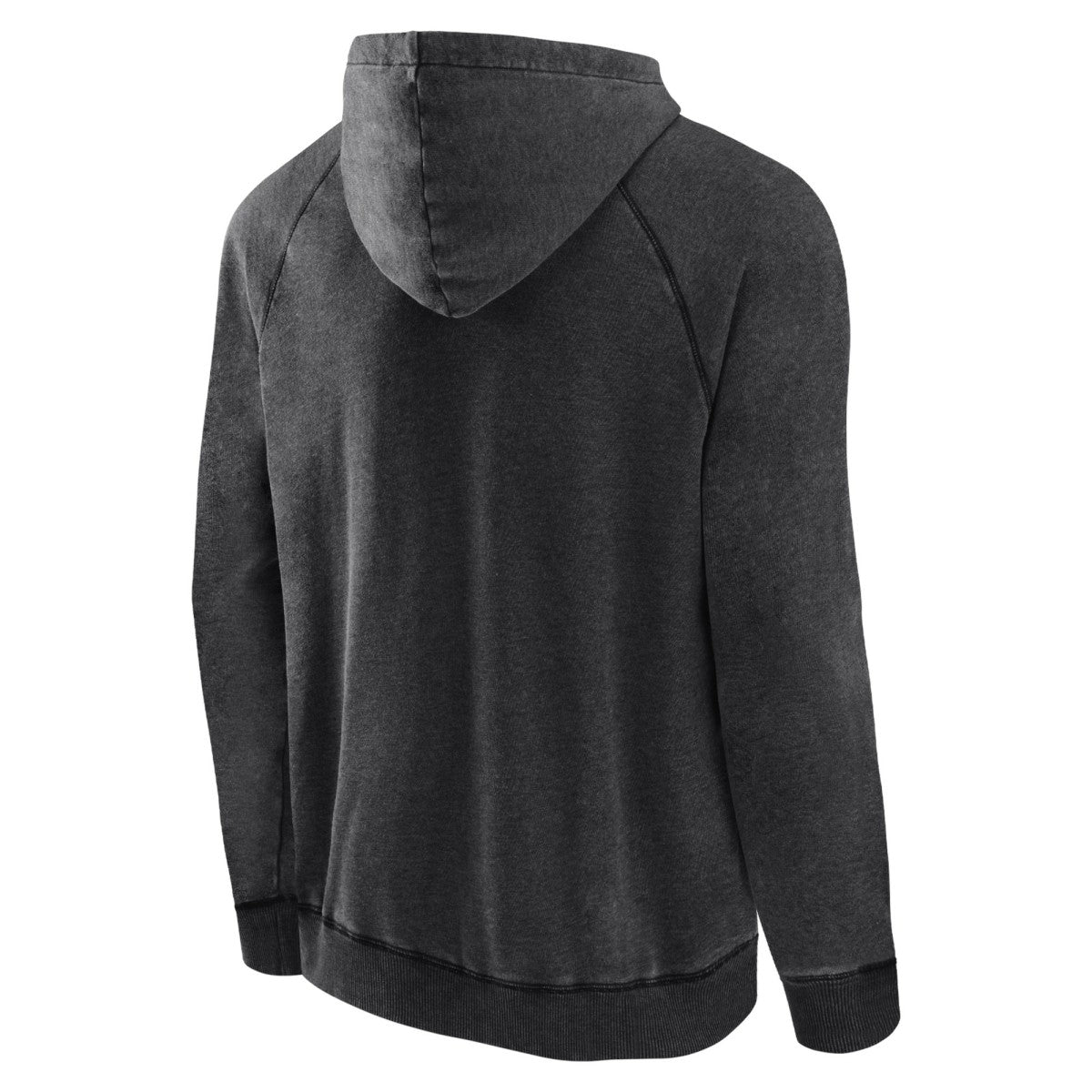 Heather Charcoal Utah Jazz Foul Trouble Snow Wash Raglan Pullover Hoodie | NBA