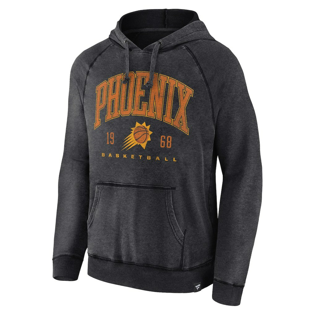 Heather Charcoal Phoenix Suns Foul Trouble Snow Wash Raglan Pullover Hoodie sale | NBA