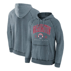 Heather Navy Washington Wizards Foul Trouble Snow Wash Raglan Pullover Hoodie | NBA